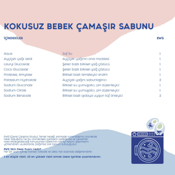 Kokusuz Bebek Çamaşır Sabunu - 600 ml