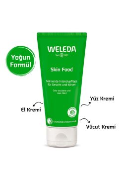 Weleda Skin Food Nemlendirici ve Besleyici Organik Bakım Kremi 75ml - Çok Kuru ve Kuru Ciltler için