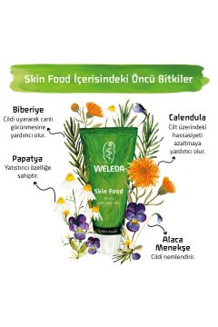 Weleda Skin Food Nemlendirici ve Besleyici Organik Bakım Kremi 75ml - Çok Kuru ve Kuru Ciltler için