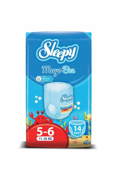 Sleepy Mayo KÜLOT Bez 5-6 Numara Xlarge 14 Adet (11-25kg)