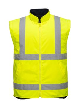 S766 - Temel 5-in-1 Çift Renk Hi-Vis Ceket Sarı/Lacivert