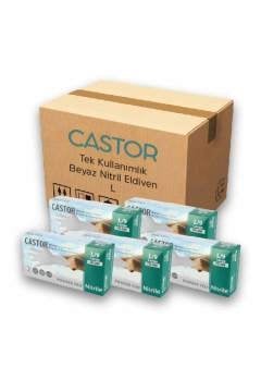 CN-200 L BEYAZ 20 ADET NİTRİL ELDİVEN