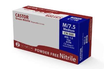 CN-500 YEŞİL NİTRİL ELDİVEN M