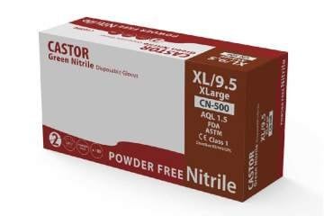 CN-500 YEŞİL NİTRİL ELDİVEN XL