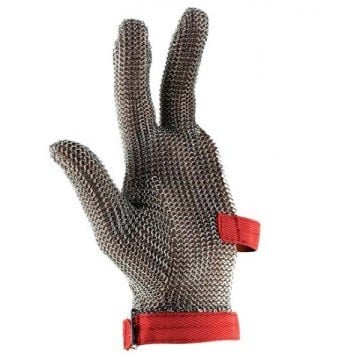 Metal Örgü Eldiven 3 parmak