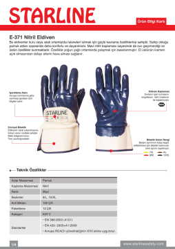 Nitril Petrolcü Eldiveni E-371