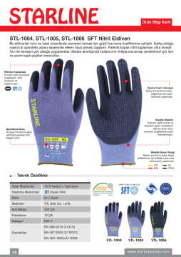 Yarım Kaplı Nitril Eldiven STL-1005