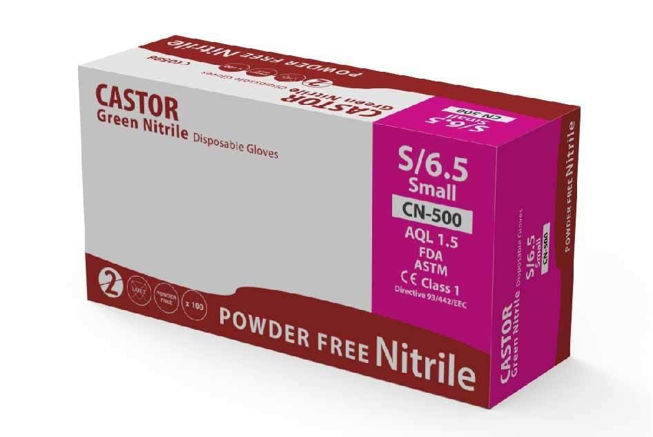 CN-500 YEŞİL NİTRİL ELDİVEN S
