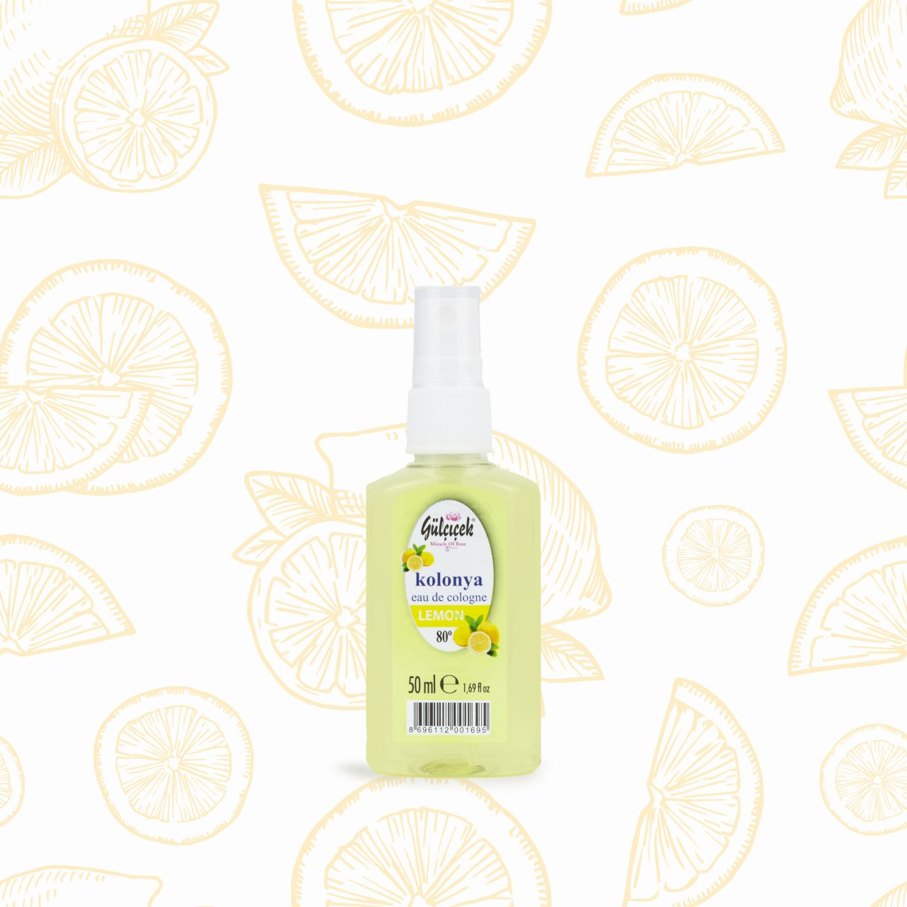 50 ml Sprey Limon Kolonyası 80 Derece