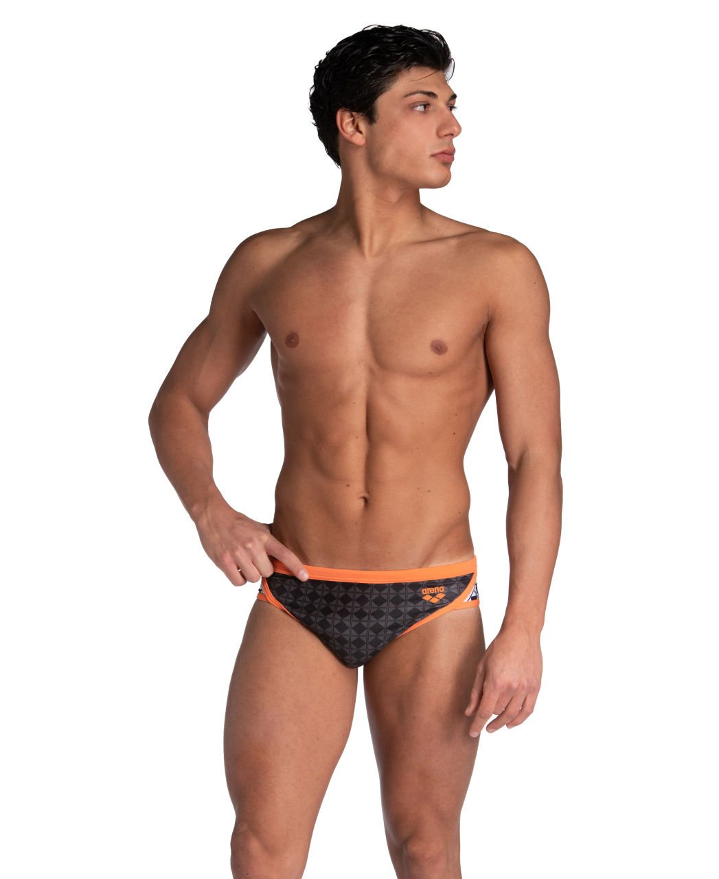 MEN S ARENA 50TH SWIM BRIEFS ERKEK YUZUCU MAYOSU BLACK NESPOLA