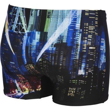 M CITY LIGHTS SHORT ERKEK YÜZÜCÜ MAYOSU  / BLACK