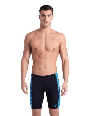 MEN'S ARENA POOLTILES SWIM JAMMER/BLACK BLUE MULTI ERKEK MAYOSU