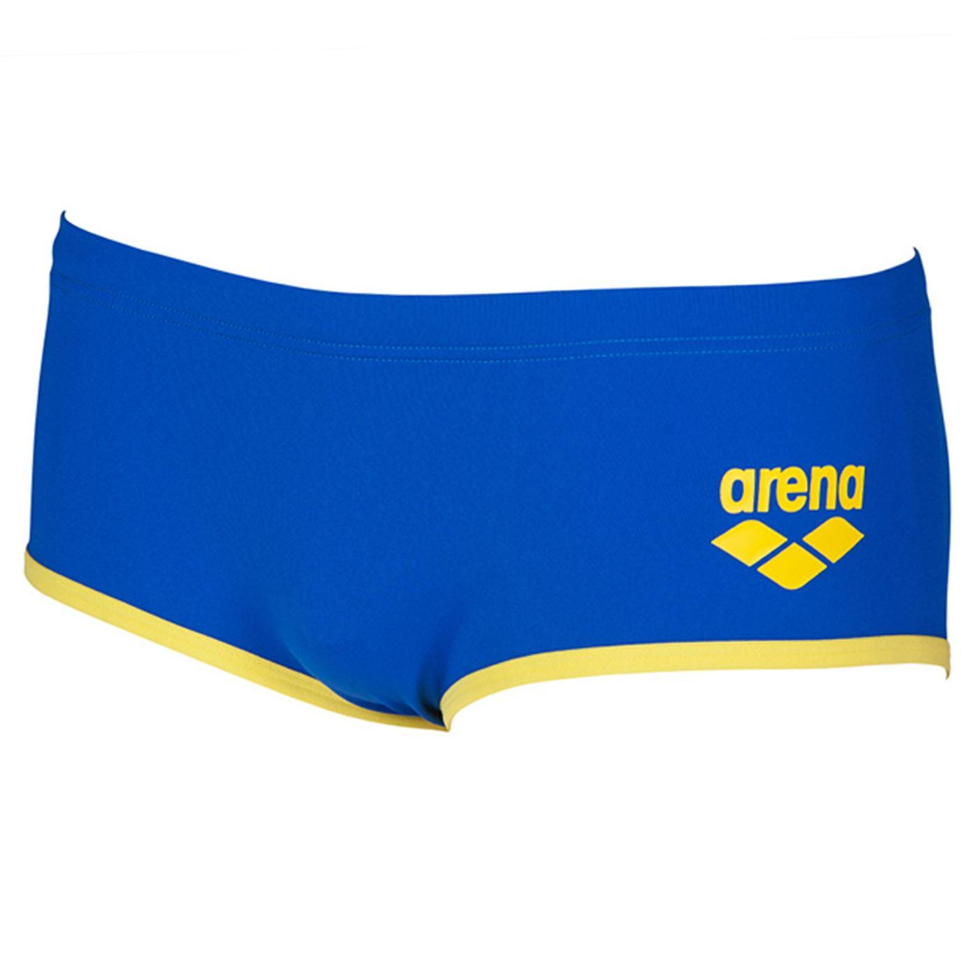 M ARENA BIG LOGO LOW WAIST SHORT ERKEK YÜZÜCÜ MAYOSU  / NEON BLUE-YELLOW STAR