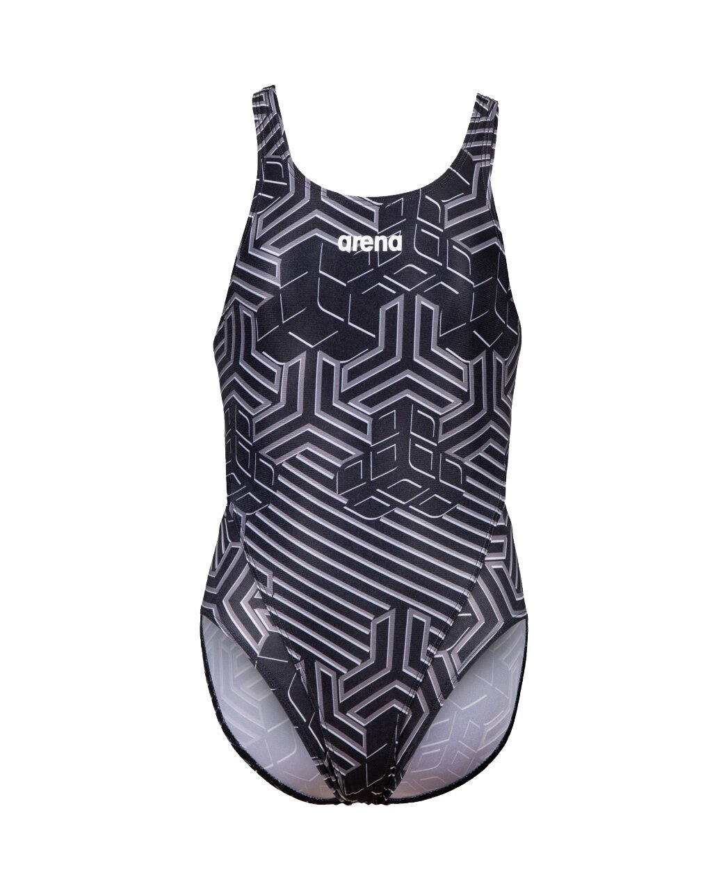 GIRL'S ARENA KIKKO PRO SWIMSUIT SWIM TECH L KIZ ÇOCUK YÜZÜCÜ MAYOSU/BLACK