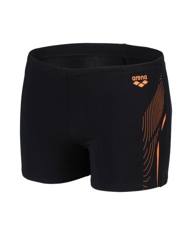 MENS SWIM SHORT GRAPHIC ERKEK YÜZÜCÜ MAYOSU /BLACK-NESPOLA