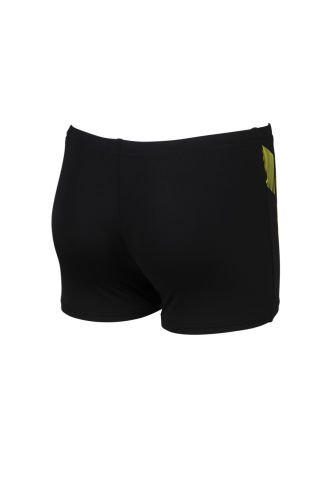 B STREAK JR SHORT ERKEK ÇOCUK YÜZÜCÜ MAYOSU /BLACK-SOFT GREEN