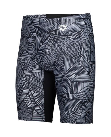 MEN'S ARENA OVERVIEW SWIM JAMMER/ BLACK-WHITE MULTI