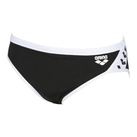 M TEAM STRIPE BRIEF ERKEK YÜZÜCÜ MAYOSU /   BLACK WHITE