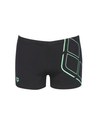 M ESSENTIALS SHORT ERKEK YÜZÜCÜ MAYOSU /  BLACK GOLF GREEN