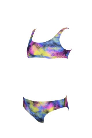 GIRL'S BIKINI TOP ALLOVER KIZ ÇOCUK BİKİNİ / MULTICOLOR