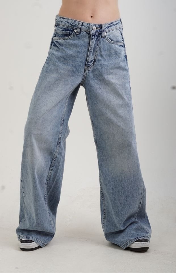 Mavi Baggy Jean Pantolon