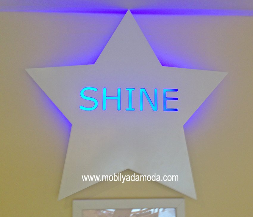 Yıldız Shine Duvara Monte Aydınlatma
