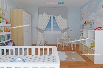 Özel Tasarım Sedirli Bebek&Çocuk&Genç Odası