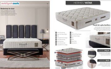 Yatak Odası & Baza Başlık Set - Moda HERMES