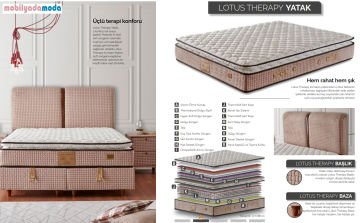 Yatak Odası & Baza Başlık Set - Moda Lotus Theraphy