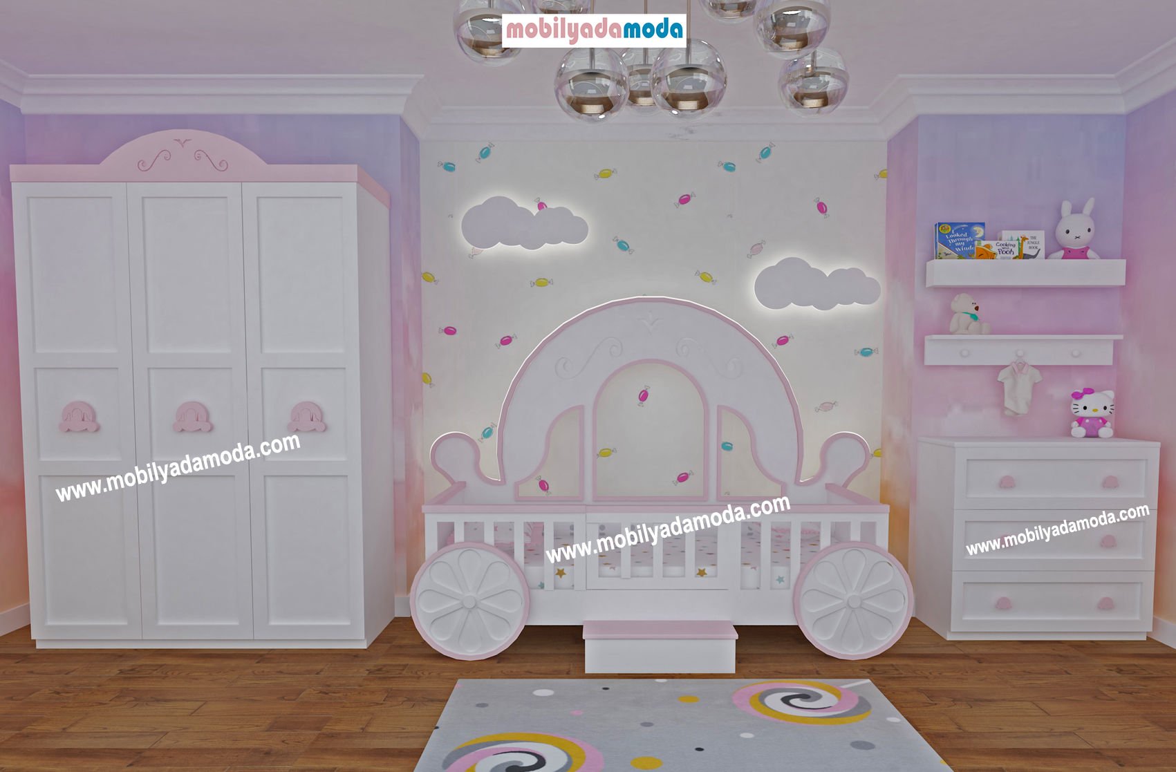 Montessori Bebek & Çocuk Odası -05 - Balkabağı Konseptli