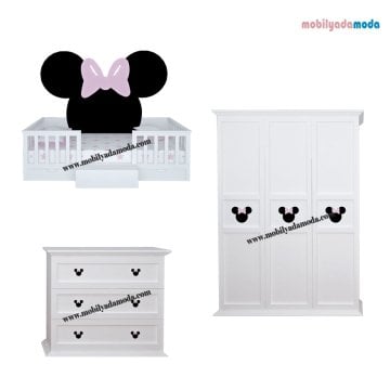 MobilyadaModa Minnie Mouse Bebek&Çocuk Odası