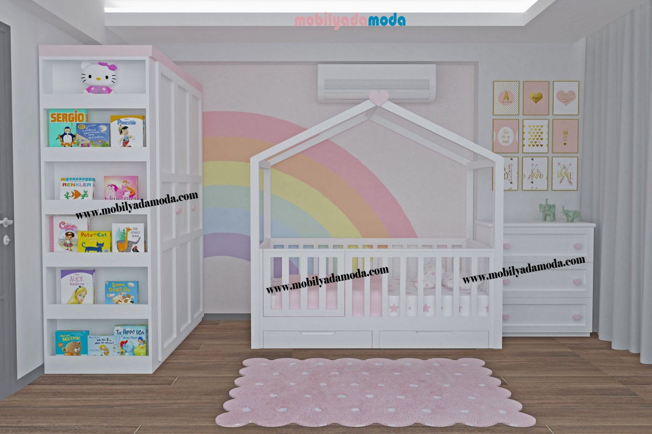 Montessori Çatılı Bebek&Çocuk Odası
