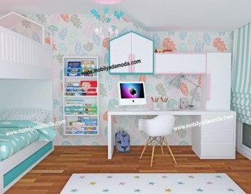 Özel Tasarım Ranzalı Çocuk Odası
