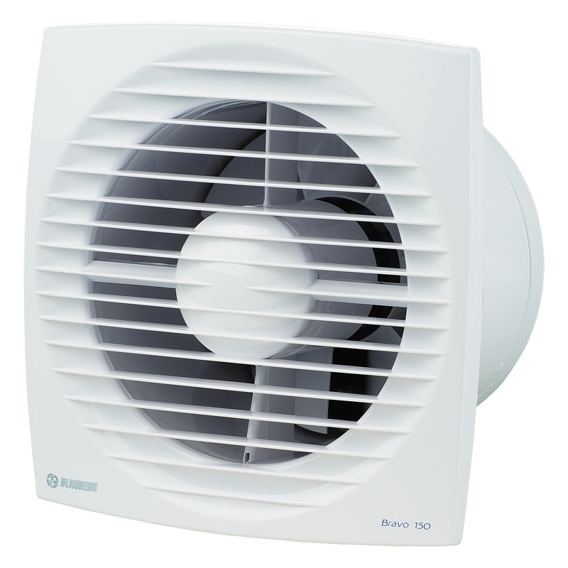bravo-150t,  305m³/h, 39db zaman ayarlı ince ön panel yüksek verimli banyo fanları