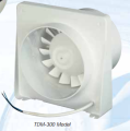 tdm-300 300 m3/h, 45db mini aksiyal fan kanal ve duvar tipi