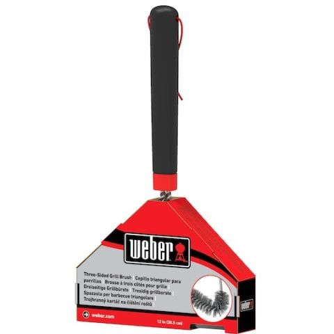 Weber Üç Taraflı Mangal Izgara Fırçası 30 Cm