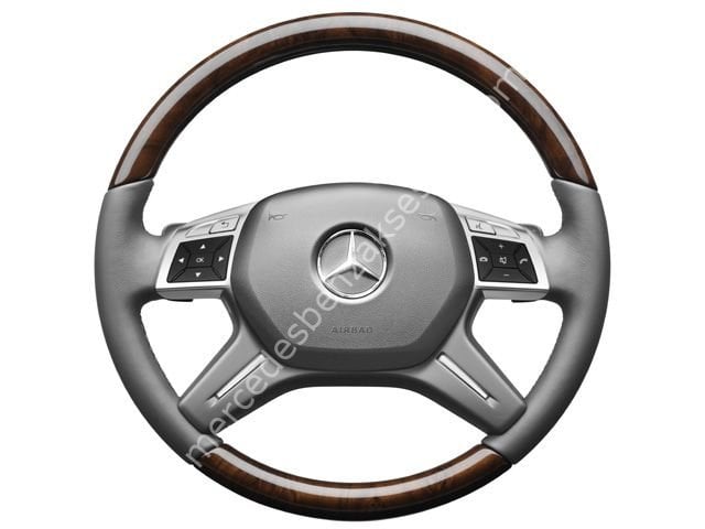 Mercedes Benz ALDW ve LSP Ahşap-deri direksiyon simidi,