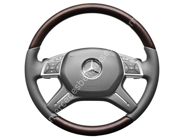 Mercedes Benz ALDW ve LSP Ahşap-deri direksiyon simidi,