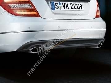 Mercedes Benz Arka Diffüsör Çift Çıkış