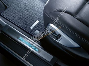 Mercedes Benz Krom Kapı Eşik Kaplaması Set 2 parça