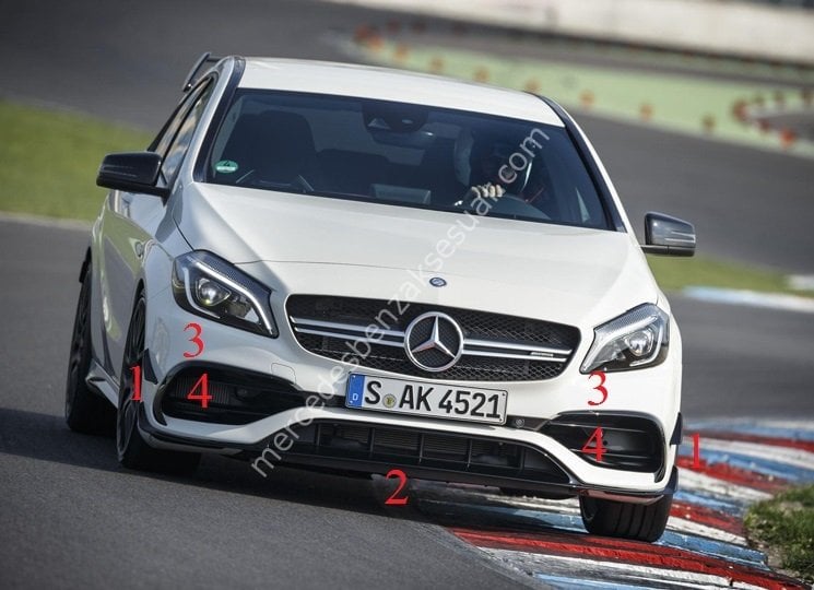 A45 AMG Ön Tampon Aerodinamik set