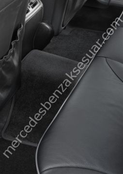 Mercedes Benz Kadife Paspas Arka Orta siyah