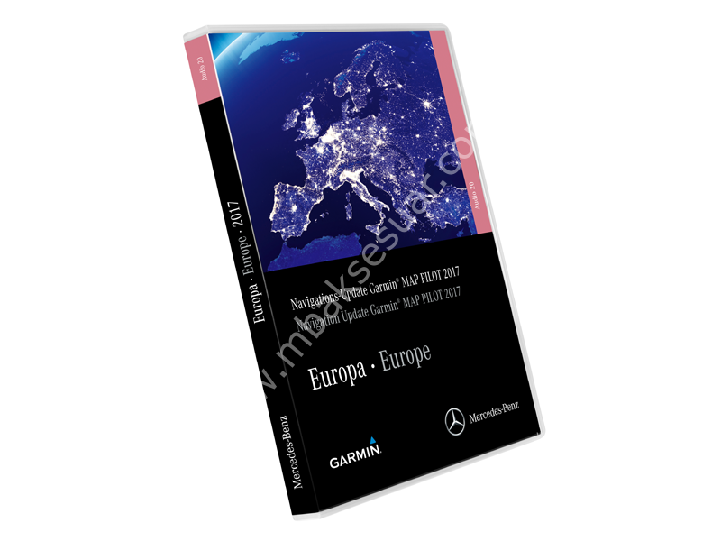 Mercedes Benz Navigasyon Garmin HARİTA PILOT, Avrupa, 2016/2017 sürümü