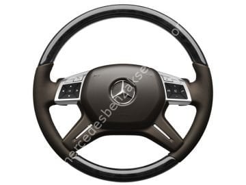 Mercedes Benz ALDW ve LSP Ahşap-deri direksiyon simidi,