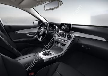 AMG Gümüş Karbon Orta Konsol Kaplaması