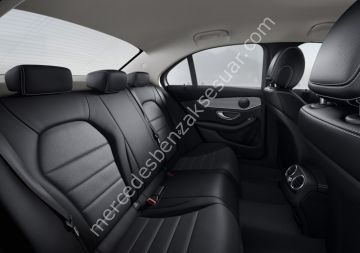 AMG Gümüş Karbon Orta Konsol Kaplaması
