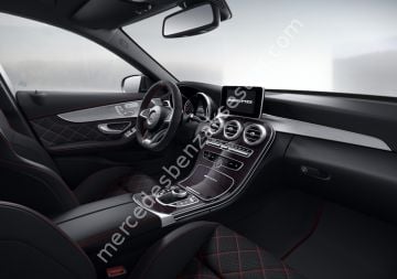 AMG Kırmızı Karbon Orta Konsol Kaplaması