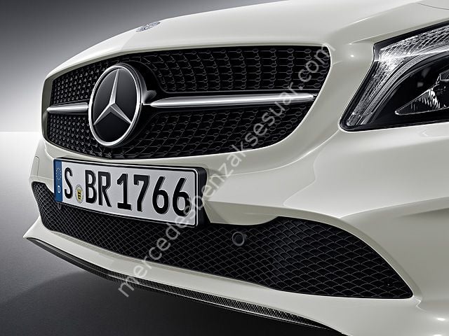 Mercedes Benz Ön tampon Alt Spoıler Karbon stil