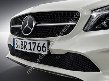 Mercedes Benz Ön tampon Alt Spoıler Karbon stil
