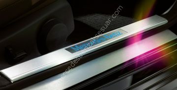Mercedes Benz Işıklı Krom Eşik Kaplaması